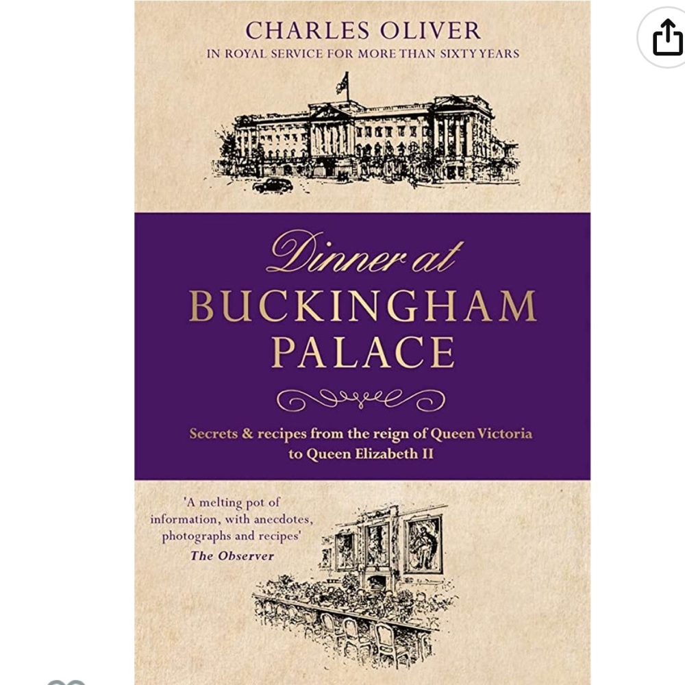 Dinner at Buckingham Palace Hardcover Book - Brand New - Royal Family Queen